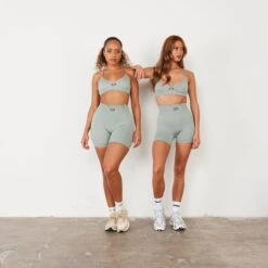 Vanquish Ribbed Seamless Slate Grey Cross Back Low Support Bra -Vanquish Fitness Sales vanquish ribbed seamless slate grey cross back low support bra 393197