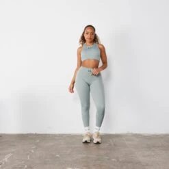 Vanquish Ribbed Seamless Slate Grey Legging -Vanquish Fitness Sales vanquish ribbed seamless slate grey legging 798680