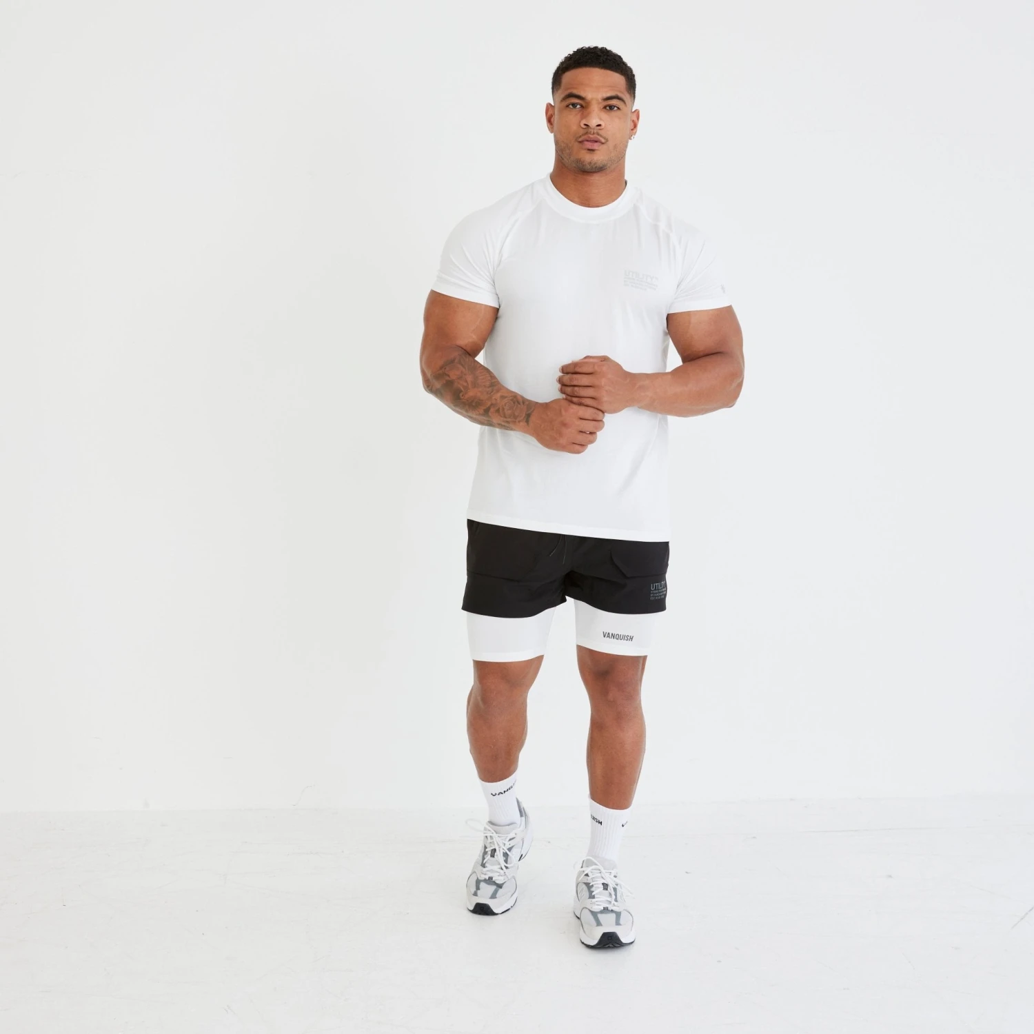 Vanquish Utility White Base Layer Shorts 2 Vanquish Utility White Base Layer Shorts - Image 2